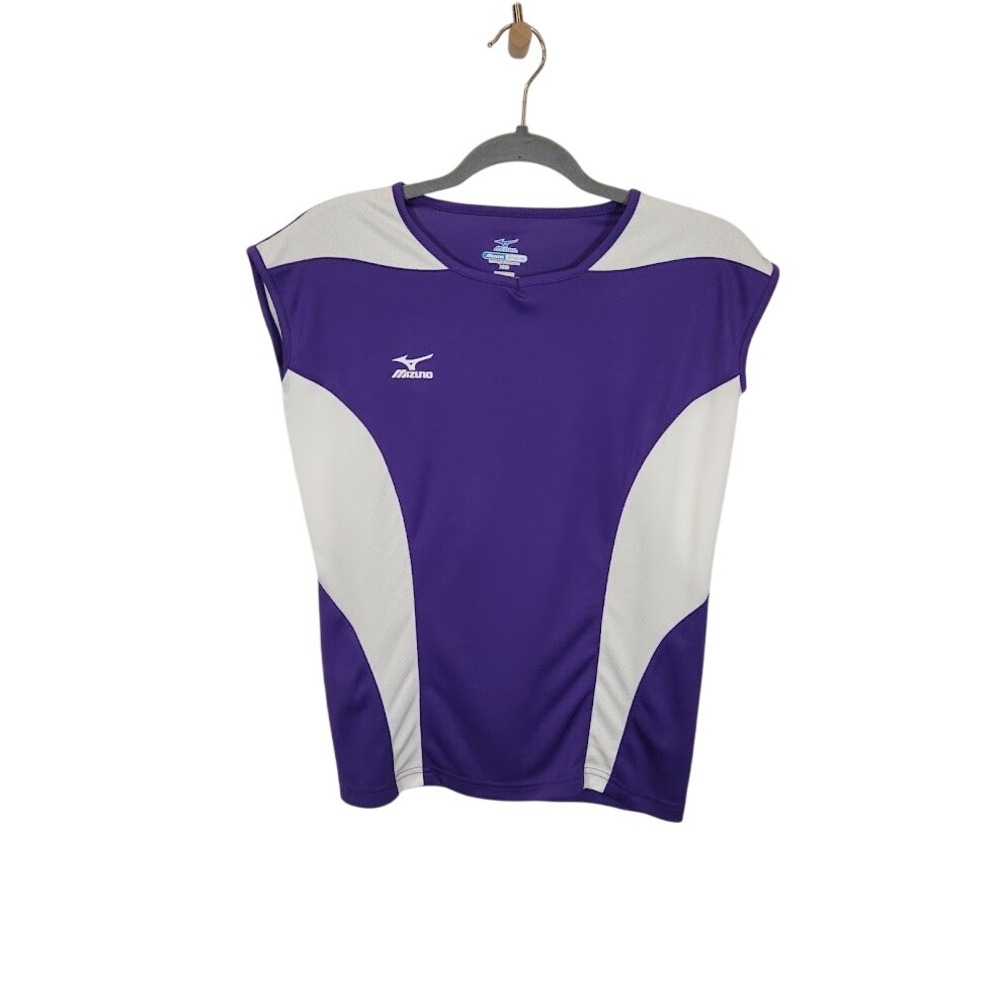 Mizuno Purple Volleyball Jersey Top Sleeveless Athletic‎ Training Shirt - XXS
